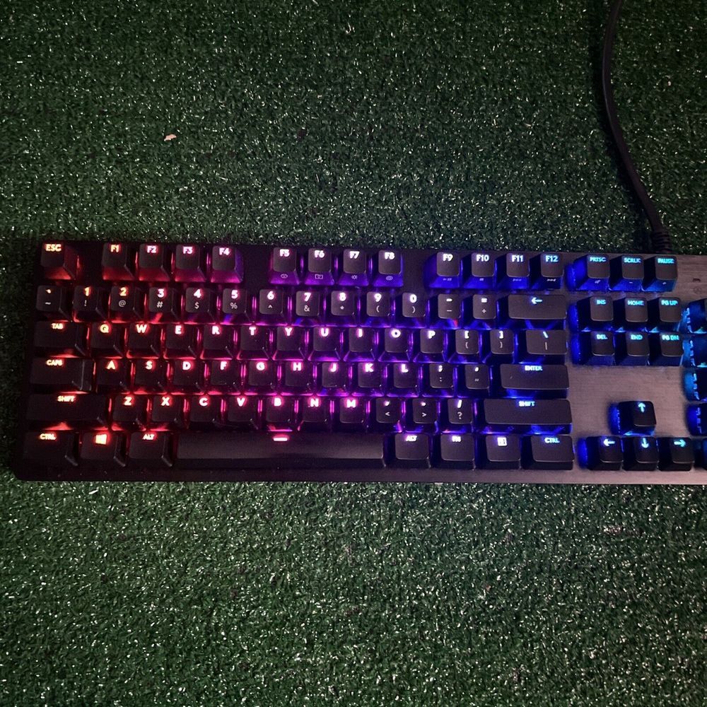 Logitech G512 Carbon RGB Keyboard Tactile Tested‎ Works